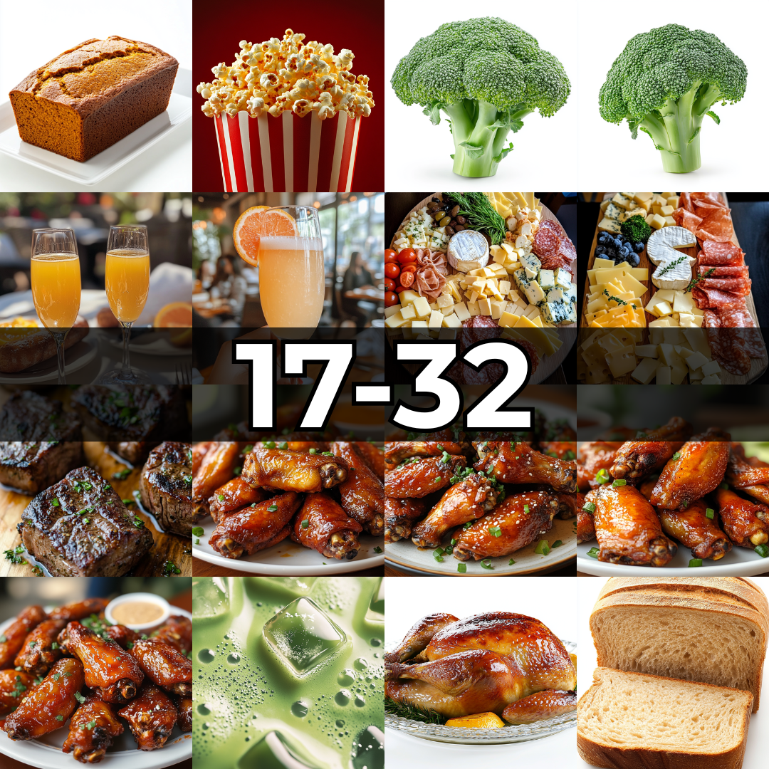 Food Graphics Pack (AI-Generated Stock Images) – 100+ Unique PNGs
