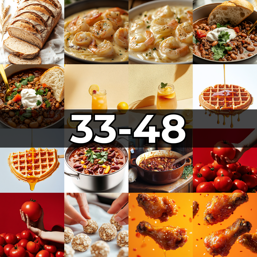 Food Graphics Pack (AI-Generated Stock Images) – 100+ Unique PNGs