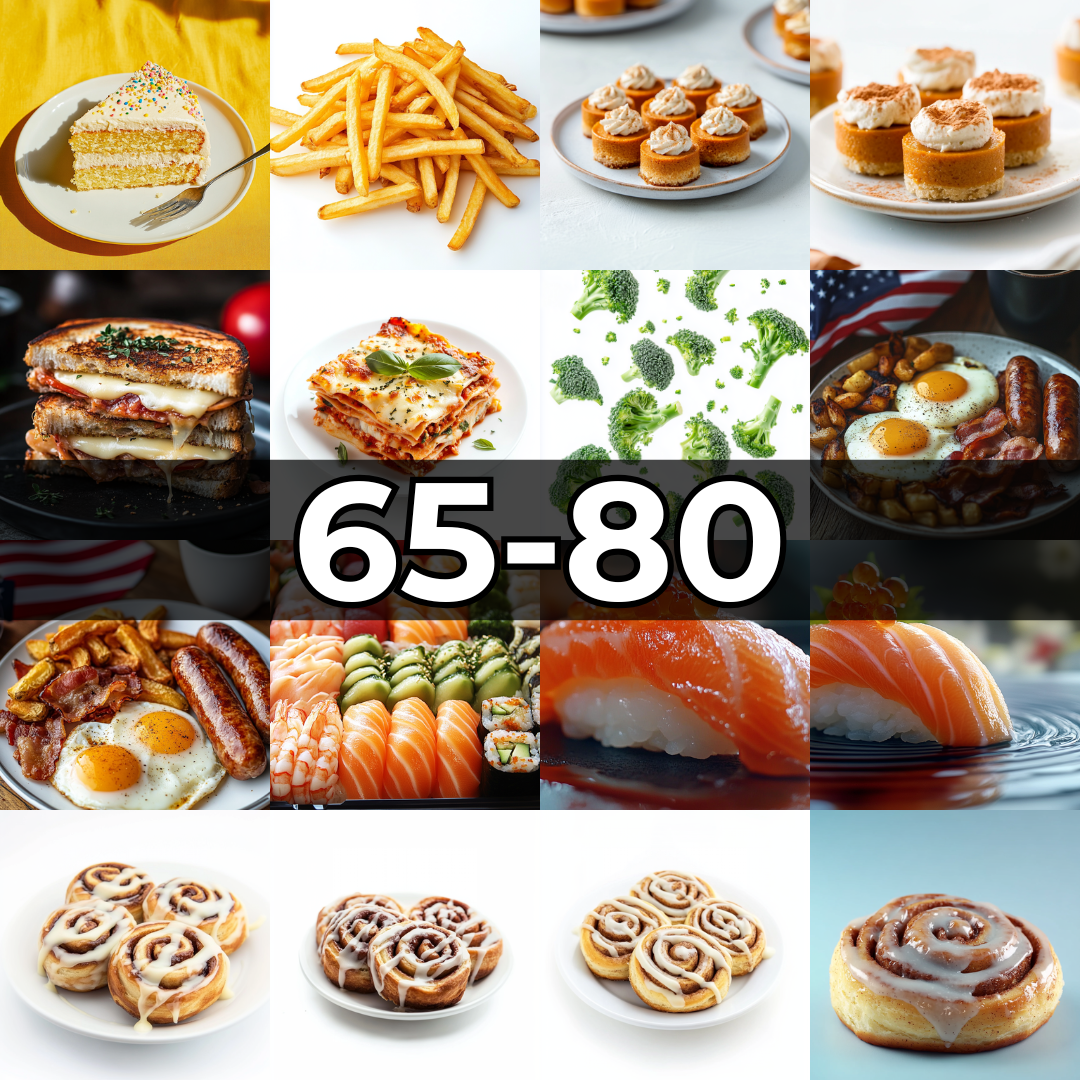 Food Graphics Pack (AI-Generated Stock Images) – 100+ Unique PNGs