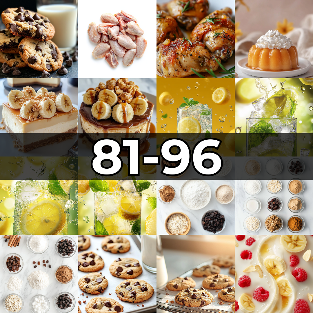 Food Graphics Pack (AI-Generated Stock Images) – 100+ Unique PNGs