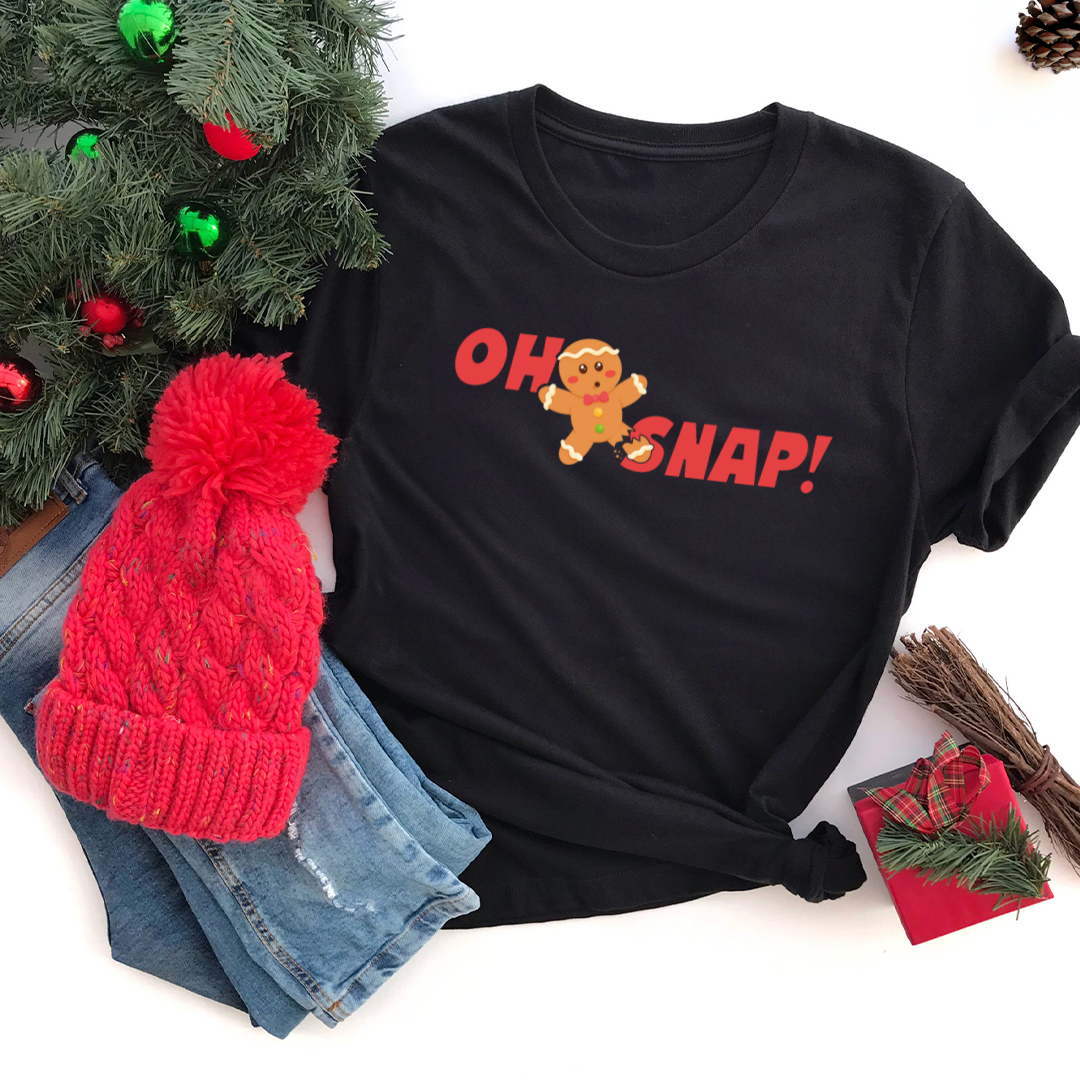 Oh Snap! Gingerbread Man | Short-Sleeve Tee