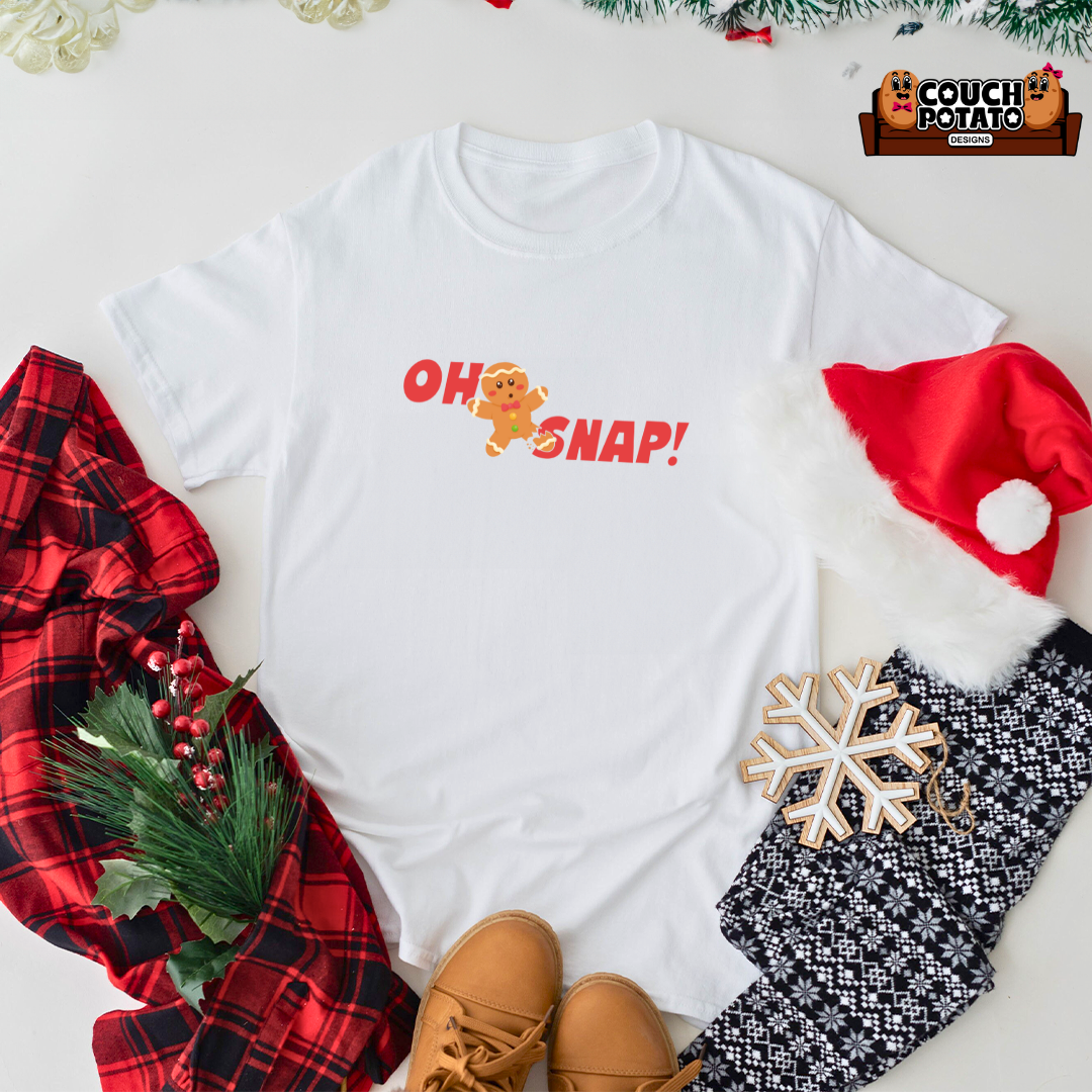 Oh Snap! Gingerbread Man | Short-Sleeve Tee