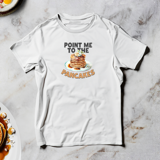 Point me to the Pancakes - Short Sleeve Tee