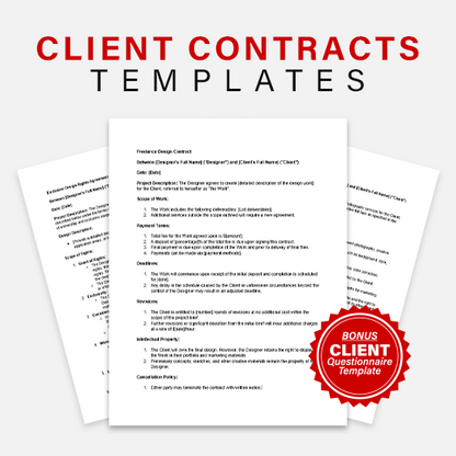 Freelancer's Essential Contracts Pack – 20+ Customizable Templates