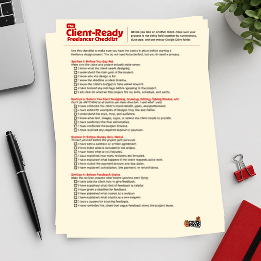 Client-Ready Freelancer Checklist - INSTANT DOWNLOAD